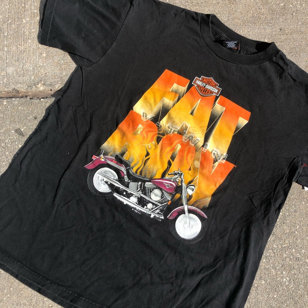 1999 Fat Boy Harley Davidson T-shirt. Size Xl.